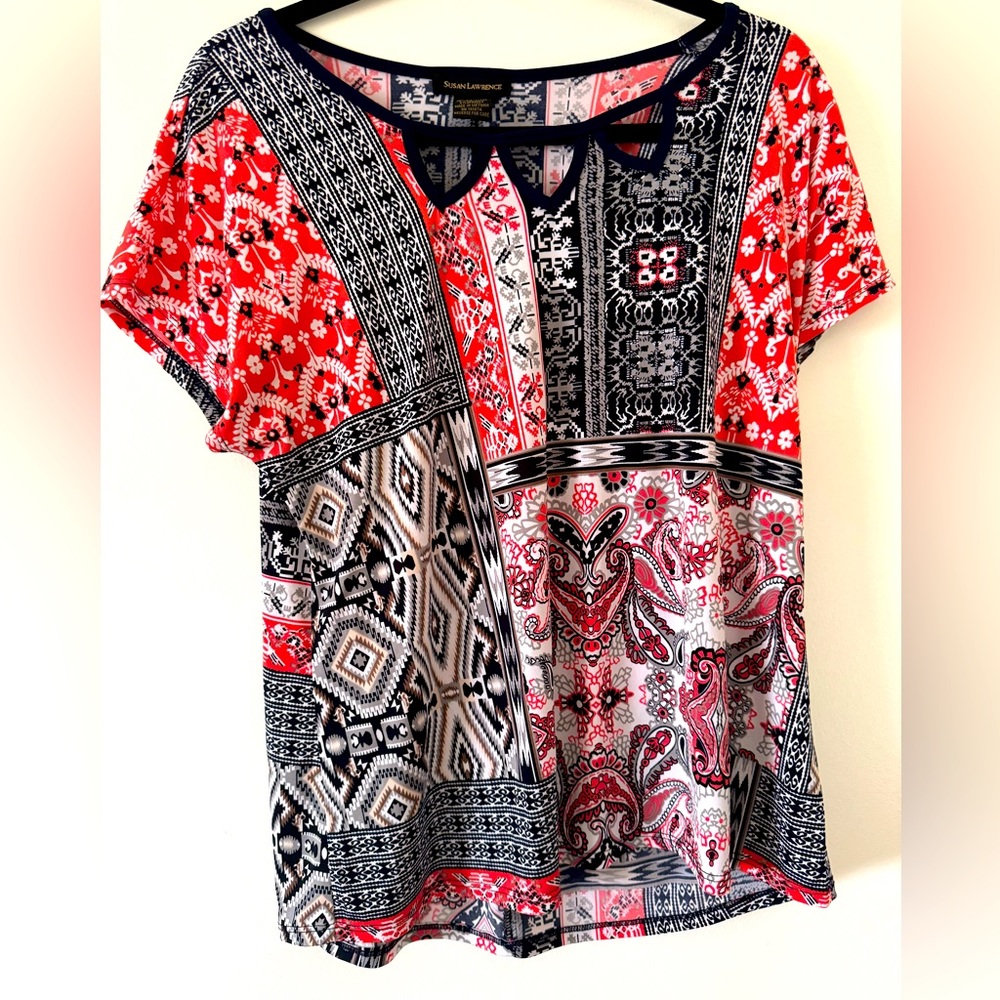 🔥 FLASH SALE Susan Lawrence Large Women’s Boho Blouse